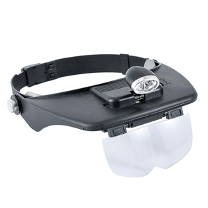 Kính Lúp Gắn Trên Đầu, Mũ Bảo Hiểm Kính Lúp <span class=keywords><strong>LED</strong></span> Kính Lúp Rảnh Tay Bằng Nhựa - Product Image 2