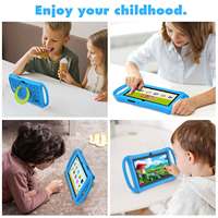 Tablette PC Android 7 pouces avec processeur A333 Penta Core, écran IPS 1024*600, 8 Go + 32 Go, tablette intelligente légère K7 pro pour l'éducation