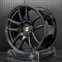 Velg Racing WORK Emotion CR Black Forged Alloy 16-22 Inch 5x100 5x114.3 untuk Subaru Forester Honda FL5 Type R Nissan GTR R35