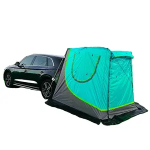 야외 태양 그늘 휴대용 접이식 연결 뒷문 캐노피 캠핑 자동차 후면 Suv 천막 자동차 텐트
