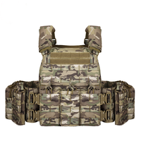 Gilet tactique à libération rapide, respirant, veste tactique, uniforme d'entraînement multifonctionnel pour l'extérieur
