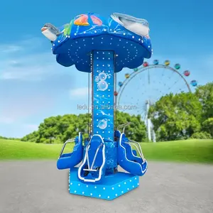 Kids Amusement Park Products Mini Free Fall Tower Indoor Drop Tower Ride For Sale