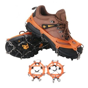 <span class=keywords><strong>Crampons</strong></span> d'urgence antidérapants avec 8 pointes pour la randonnée et la marche sur la neige - Product Image 4