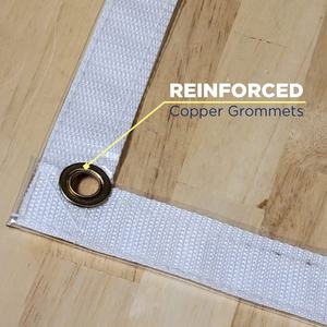 Cortina de lona transparente <span class=keywords><strong>para</strong></span> exteriores, lona de vinilo transparente impermeable <span class=keywords><strong>para</strong></span> Patio, pérgola, dosel de jardín, venta al por mayor, fábrica personalizada de China - Product Image 2