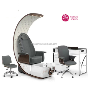 Yicheng <span class=keywords><strong>Beauty</strong></span>, equipo de Spa de diseño fantástico, cuenco de cristal, silla de Spa, salón de uñas de lujo, sillas de pedicura con masaje de tacto humano - Product Image 2