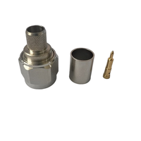 Conector Hexagonal de Estilo Caliente N Macho Crimp RG8 RG213 Cable Coaxial N Macho Conector Coaxial