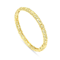 Ensemble de bracelets en cuivre plaqué or 14 carats de style européen luxueux avec design sphérique, bracelets élégants pour femmes en gros
