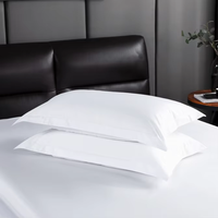Draps de lit en satin pour hôtel, housse de couette en coton pur pour usage hôtelier