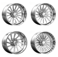 Jantes forgées SRW 26x14 28x16 30x16 8x170 8x180 à profil profond polies sur mesure pour Ford F250 F350 et Dodge Ram 3500