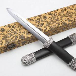Couteau tactique de survie Fan Lihua Sword, lame droite à pointe clip, manche en noyer G10, acier inoxydable de haute qualité, étui, DIY, OEM - Product Image 5