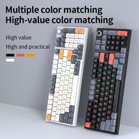 Nouveau clavier mécanique pour ordinateur portable SOREX AK98 à 97 touches, USB-C, programmable, ambidextre, rétroéclairé RGB, PBT, multicolores