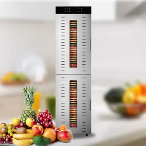 Dalle Factory Supply 2 Cabinets 48 Trays Fruit Drying Machine Electric Dehydrator Food Dryer
