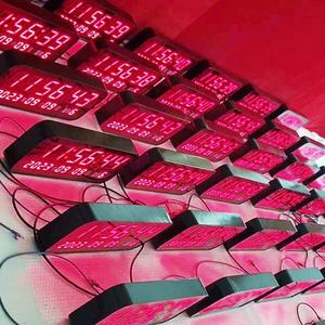 Reloj Sincrónico <span class=keywords><strong>Compas</strong></span> con <span class=keywords><strong>Puerta</strong></span> de Vidrio, Interior Impermeable, Apertura Lateral, Diseño Posmoderno, Sistema de Hora Estándar <span class=keywords><strong>para</strong></span> Uso Público - Product Image 4