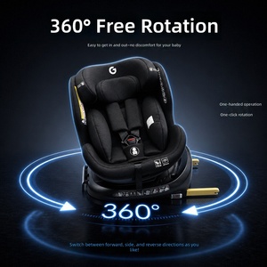 Seggiolino Auto per Bambini 12 Anni (0-12 Anni) Gruppo III <span class=keywords><strong>Isofix</strong></span> + Latch Dual-interface, Girevole con Una Mano, per Viaggi Internazionali - Product Image 4