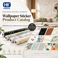 Papier peint auto-adhésif fin en PVC, résistant à l'huile, pour crédence de cuisine, autocollant mural gaufré en feuille d'or, motif marbre et carreaux