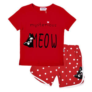 Conjuntos <span class=keywords><strong>de</strong></span> <span class=keywords><strong>Ropa</strong></span> Casual <span class=keywords><strong>de</strong></span> <span class=keywords><strong>Verano</strong></span> <span class=keywords><strong>para</strong></span> Niños, Camisetas y Pantalones Cortos <span class=keywords><strong>para</strong></span> <span class=keywords><strong>Niñas</strong></span>, Diseño <span class=keywords><strong>de</strong></span> Leopardo, Algodón, Tacto Suave, Secado Rápido, Pijamas - Product Image 3