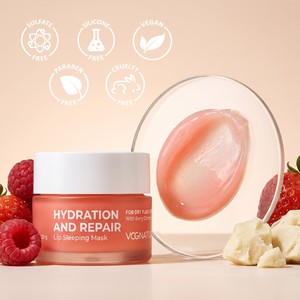 Mascarilla Labial Nocturna OEM, Nutre e Hidrata, Vitamina C, Manteca de Murumuru y Karité, Antioxidantes <span class=keywords><strong>para</strong></span> Labios Secos y Escamosos - Product Image 2