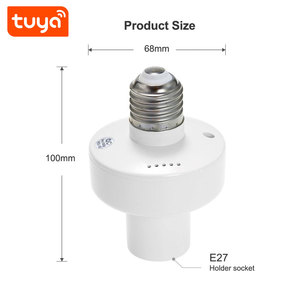 Soporte de bombilla inteligente Tuya WiFi E27 con sincronización remota y función de monitor de energía Compatible con Alexa y Google <span class=keywords><strong>Home</strong></span> en el momento de la compra - Product Image 5