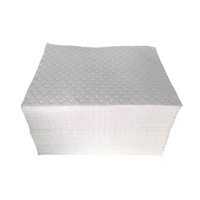 Folha absorvente de óleo branca de entrega rápida, material absorvente de derramamento