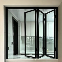 Ventanas Plegables de Vidrio Doble con Aislamiento Acústico de Aluminio