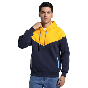 Manufacture Classic Style 100% Cotton Fleece <b>Hoodies</b> <b>Plain</b> Fashion Casual Trendy Fleece Hoodie for Men - Product Image 1