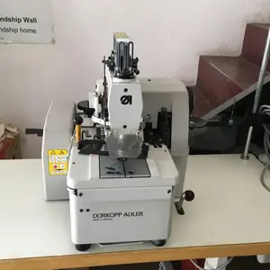 Máquina de coser de doble agujas, de segunda mano, Productive Durkopp Adler 558, botón de ojal