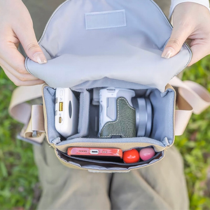 Girly <strong>Camera</strong> <strong>Bag</strong> <strong>Green</strong> Small Travel <strong>Camera</strong> Body Pouch for Women Compact DSLR Mirrorless Photography Shoulder <strong>Bag</strong> - Product Image 3