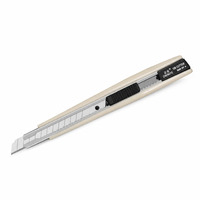 Couteau utilitaire antidérapant pour e-commerce transfrontalier, kit de lames de 9 mm RoHS, emballage en boîte couleur, faible MOQ, pour vendeurs en ligne
