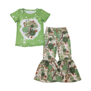 ชุดเด็กผู้ชายขายส่งคุณภาพสูง เสื้อยืดแขนสั้นสีน้ำเงิน กางเกงขาสั้นลายพรางมีกระเป๋า ชุดสองชิ้น - Product Image 5