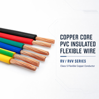 Câble flexible en cuivre isolé PVC à 3 ou 4 conducteurs pour connexion d'équipements multi-conducteurs
