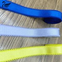 Bande élastique personnalisée en gros avec bordure picot pour soutien-gorge, bretelles douces pour sous-vêtements, garniture élastique en dentelle pour lingerie