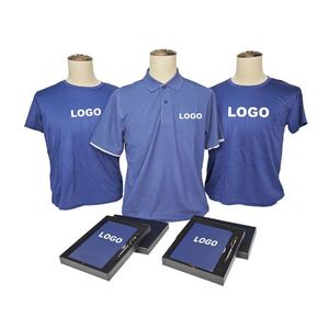 Design Explosive New Products Office Supplies Breathable <b>T</b>-shirt Promotional Corporate Gift Set With Note Books - Product Image 3