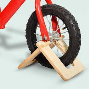 Soporte de almacenamiento para garaje, estante de madera para bicicletas de equilibrio infantiles, soporte de exhibición para bicicletas de equilibrio para niños - Product Image 6