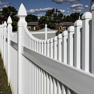Paneles y Postes de Cerca de PVC Vinílico Blanco para Exteriores - Cerca de Estilo Picket con Puerta - Product Image 3
