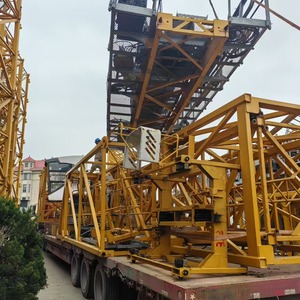 Grue de 6 tonnes, flèche de 60 mètres, hauteur de levage de 40 mètres, capacité frontale de 1,3 tonne, composants principaux PLC et boîte de vitesses, moteur, pompe, moteur électrique - Product Image 5