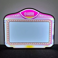 Prix d'usine – Tableau de messages LED en acrylique rechargeable personnalisé, 26 lettres, présentoir VIP Glorifier, présentoir de bouteilles LED, cadeau de fête
