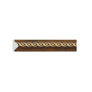 Moulures murales en PS à grain de bois personnalisées, étanches, en polystyrène, pour décoration intérieure, fournisseur d'usine PC410 - Product Image 2