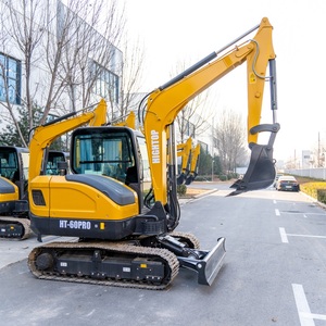 Mini-excavatrice sur chenilles hydraulique de 6 tonnes, très performante, avec un couple élevé, idéale pour les travaux sur les pentes et les talus. - Product Image 3