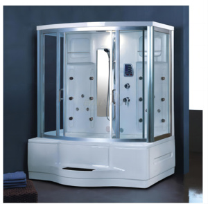 Cabina <span class=keywords><strong>de</strong></span> <span class=keywords><strong>Sauna</strong></span> Interior <span class=keywords><strong>de</strong></span> <span class=keywords><strong>Vapor</strong></span> <span class=keywords><strong>de</strong></span> Lujo <span class=keywords><strong>con</strong></span> Bañera <span class=keywords><strong>de</strong></span> <span class=keywords><strong>Hidromasaje</strong></span>, Ducha, Jacuzzi y Panel <span class=keywords><strong>de</strong></span> Control para Hotel - Product Image 1