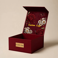 Boîte cadeau de luxe rigide pour parfum, personnalisée, faite à la main, couleur sur mesure, creuse, à fermeture magnétique, avec finition mate et doublure en éponge, vente en gros