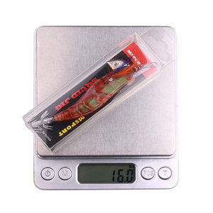 <span class=keywords><strong>Esche</strong></span> da Pesca all'Ingrosso SJ062 da 10,2 cm 12,1 g Misura 2.5# per Calamari, Totanare a Lenta Discesa per Acqua Salata a Forma di Gambero - Product Image 5