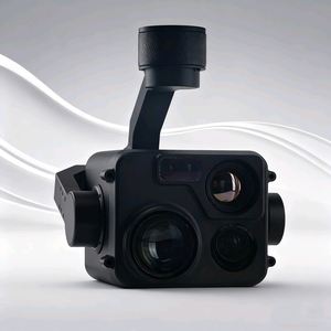 Трехосный гироскопический подвес для дрона с HD-камерой, инфракрасным тепловизором, лазерным дальномером (LRF) и функциями ИИ-отслеживания, распознавания и идентификации - Product Image 1