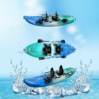 Kayak de pêche gonflable pliable ultraléger TOLEE, fabrication professionnelle, pour 2-3 personnes
