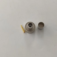 Connecteur coaxial RF mâle à sertir de type N droit, étanche, pour câble RG8U avec joint en caoutchouc, prix usine