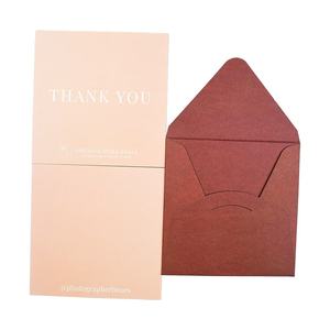 Nouvelles enveloppes pour souvenirs de bébé et pochettes pour cartes-clés d'hôtel, cartes de remerciement de luxe en carton avec enveloppe - Product Image 4
