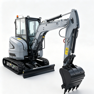 Mini-excavatrice hydraulique compacte sur chenilles de 1 tonne, 1,5 tonne, 2 tonnes, 3,75 tonnes pour usage domestique, petite pelleuse - Product Image 3