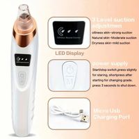 Appareil de nettoyage facial à aspiration pour points noirs, exfoliant, outil de beauté pour éliminer l'acné et les boutons, soin de la peau
