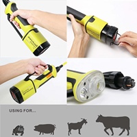 Bétail électrique rechargeable et étanche Bâton d'entraînement de bétail Vache Porc Bétail Prod d'entraînement