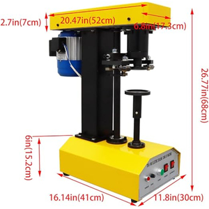 Machine semi-automatique <span class=keywords><strong>de</strong></span> capsulage et <span class=keywords><strong>de</strong></span> scellage pour canettes <span class=keywords><strong>de</strong></span> boissons, machine à fermer les boîtes <span class=keywords><strong>de</strong></span> conserve - Product Image 4