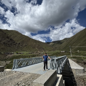 Cấu trúc thép di động dài nhịp cầu Thiết kế đúc sẵn cường độ cao Bailey cầu mô-đun khung giàn thép cho người đi bộ - Product Image 2